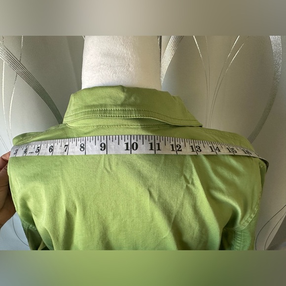 Coldwater Greek green jacket - Picture 3 of 7